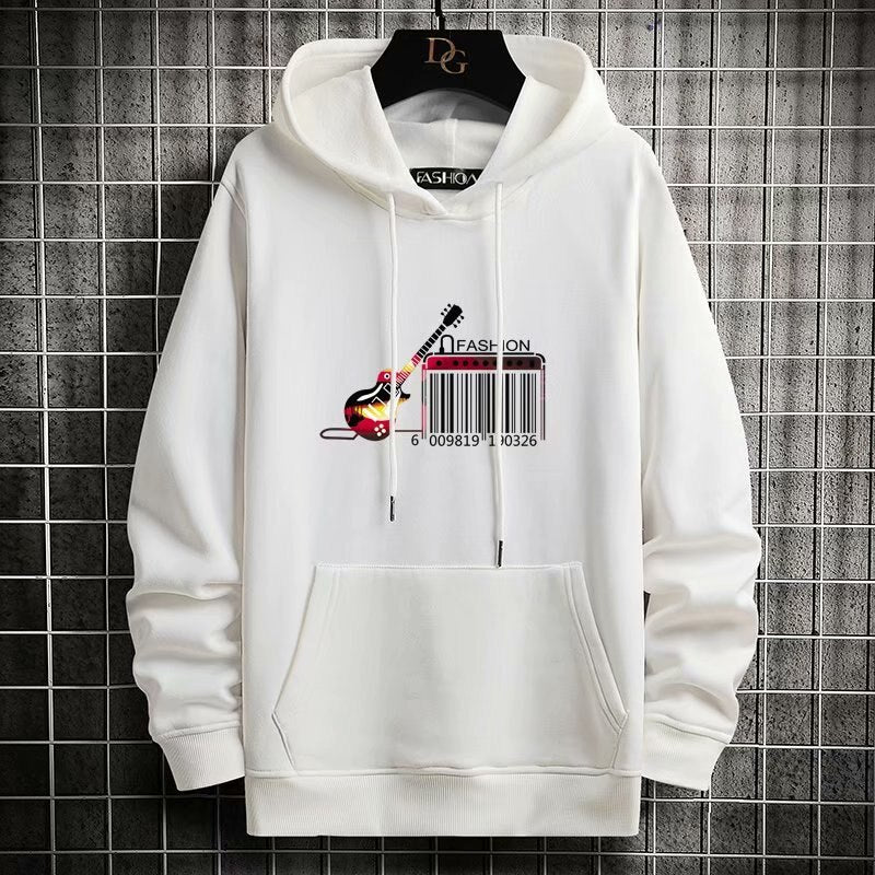 "Barcode" Unisex Men Women Streetwear Graphic Hoodie Daulet Apparel