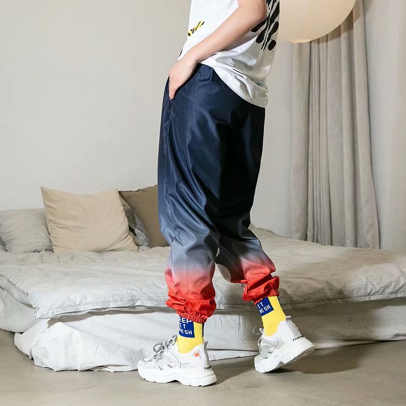 "Rainbow Effect" Unisex Men Women Streetwear Graphic Pants Daulet Apparel