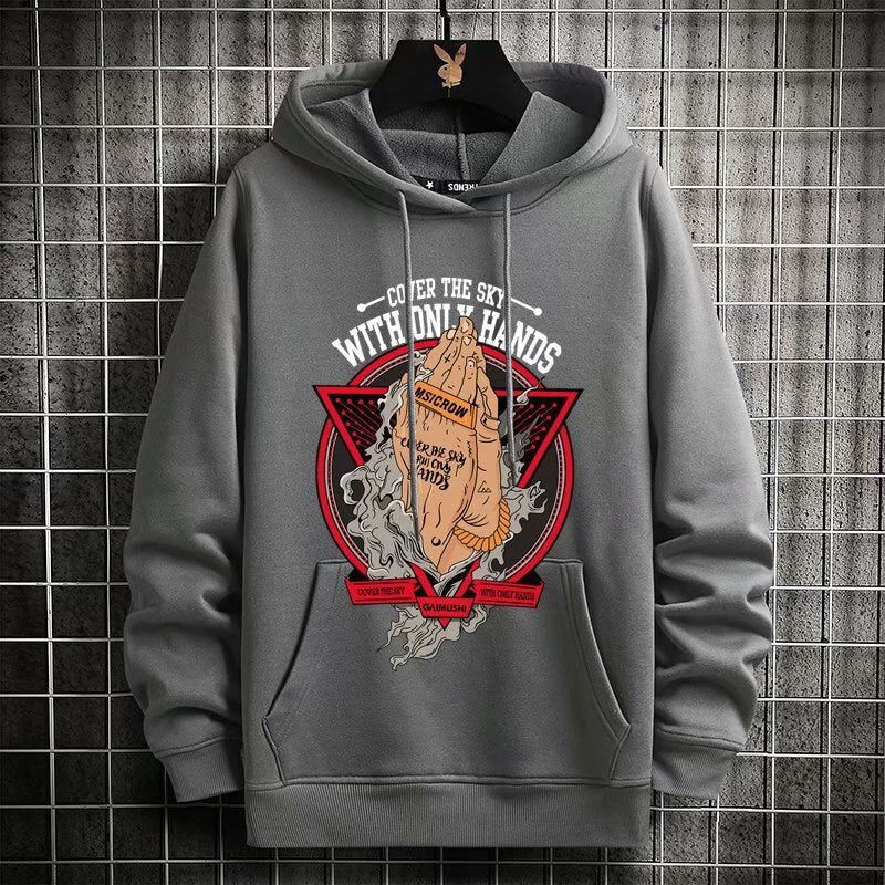 "Big Hands" Unisex Men Women Streetwear Graphic Hoodie Daulet Apparel