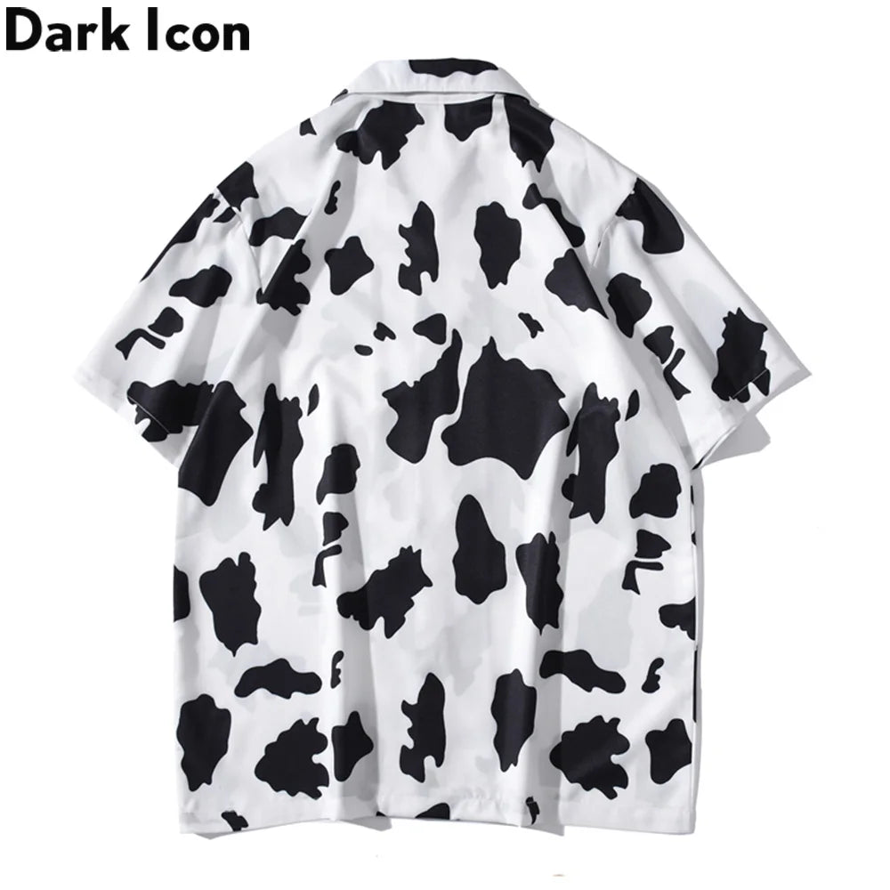 Dark Icon Printed Light Weight Hawaiian Shirt Men Summer Beach Holiday Men's Shirts Street Shirts Man Male Top Street King Limited