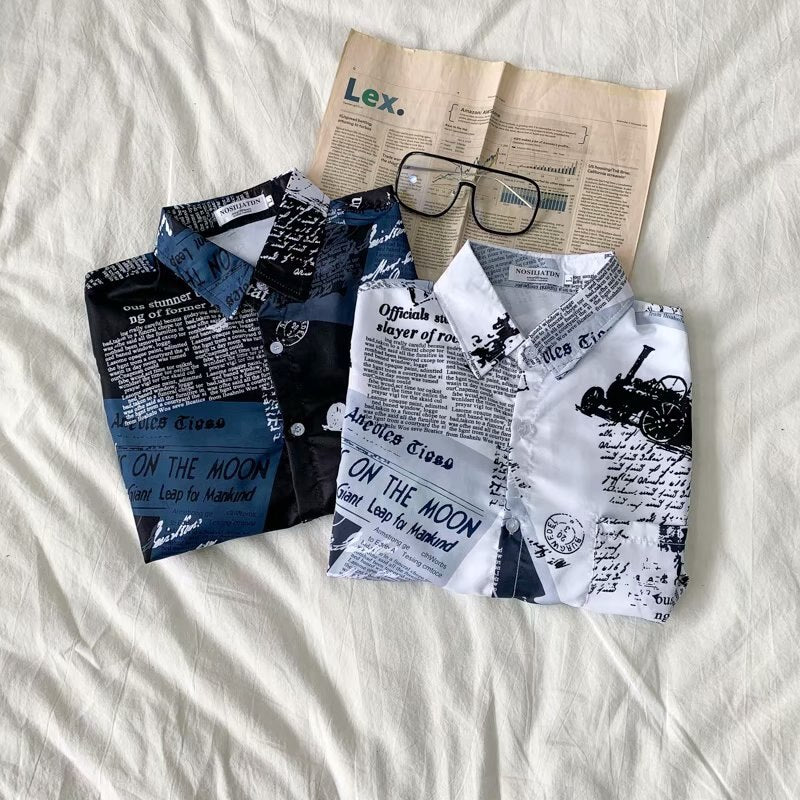 "Summer Time" Unisex Men Women Streetwear Graphic Shirt Daulet Apparel