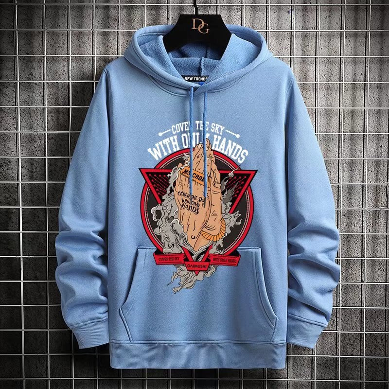 "Big Hands" Unisex Men Women Streetwear Graphic Hoodie Daulet Apparel