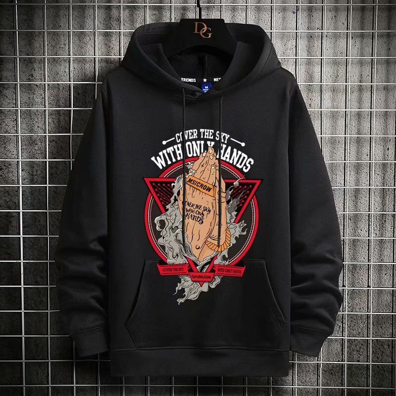 "Big Hands" Unisex Men Women Streetwear Graphic Hoodie Daulet Apparel