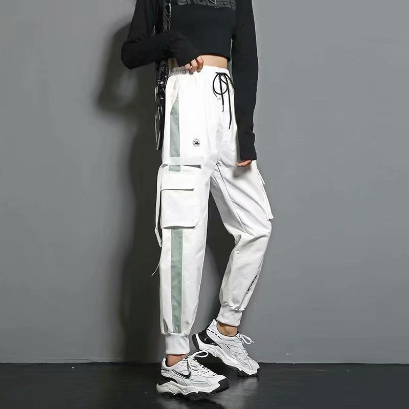 "White Knight" Unisex Men Women Streetwear Pants Daulet Apparel