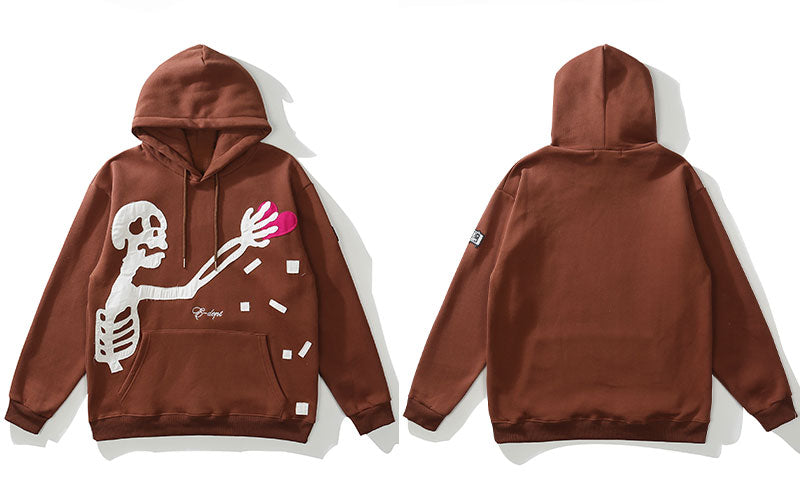 "Catch The Falling" Unisex Men Women Streetwear Graphic Hoodie Daulet Apparel