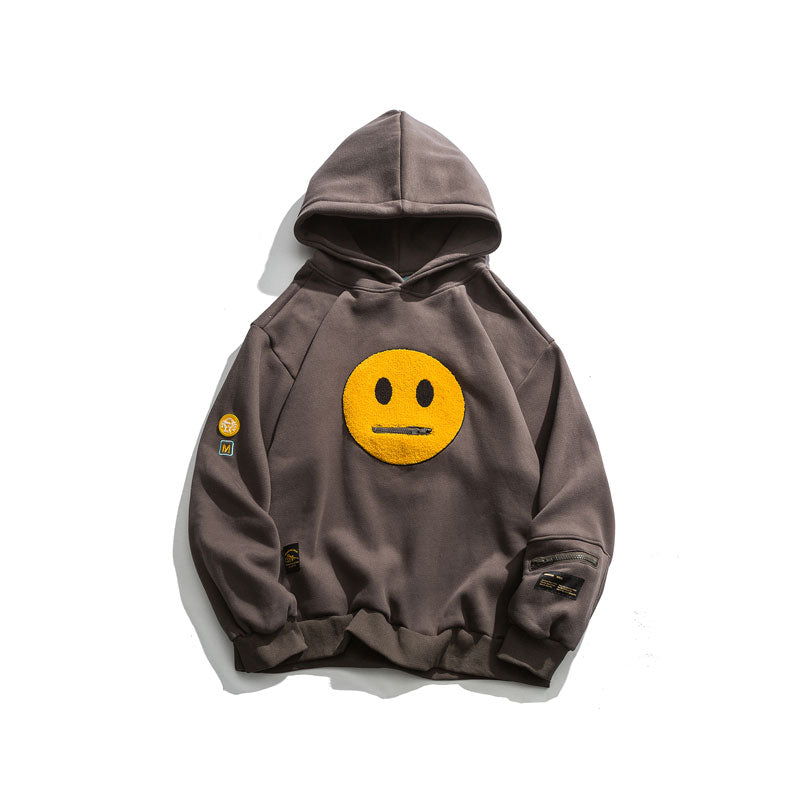 "Mr Smiley" Unisex Hip Hop Men Women Hoodie Daulet Apparel