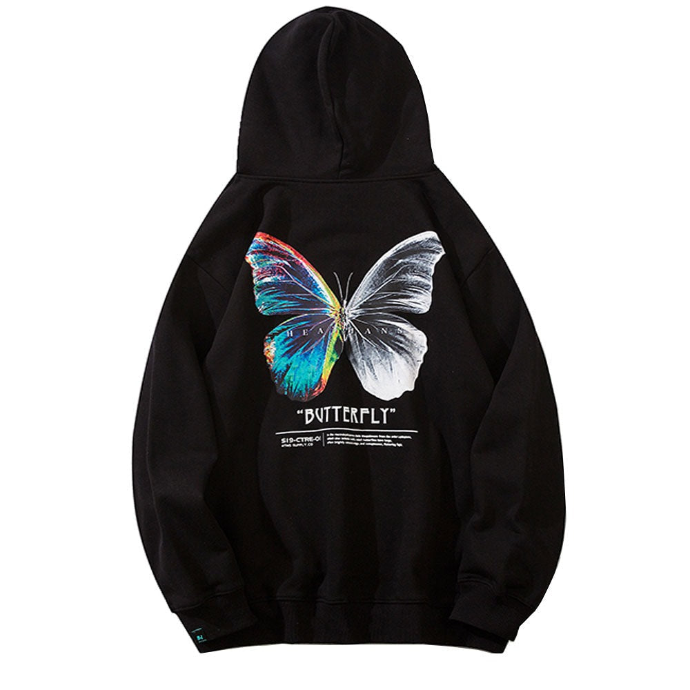 "Butterfly Effect" Unisex Men Women Streetwear Graphic Hoodie Daulet Apparel