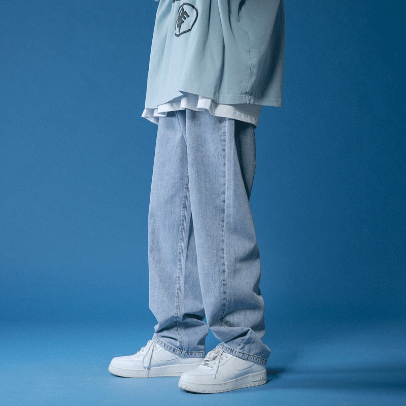 "Passing By Me" Unisex Men Women Streetwear Denim Jeans Daulet Apparel
