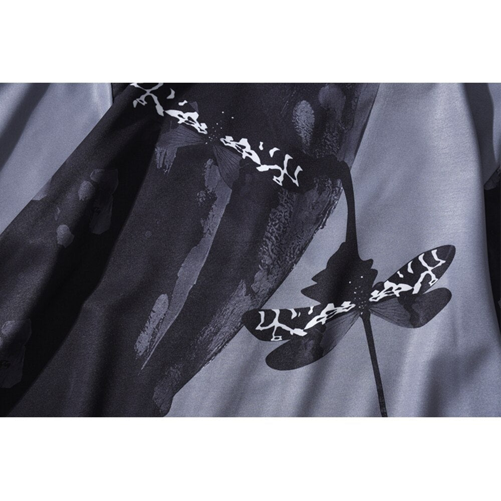 "Ghost Mode" Unisex Men Women Streetwear Graphic Shirt Daulet Apparel