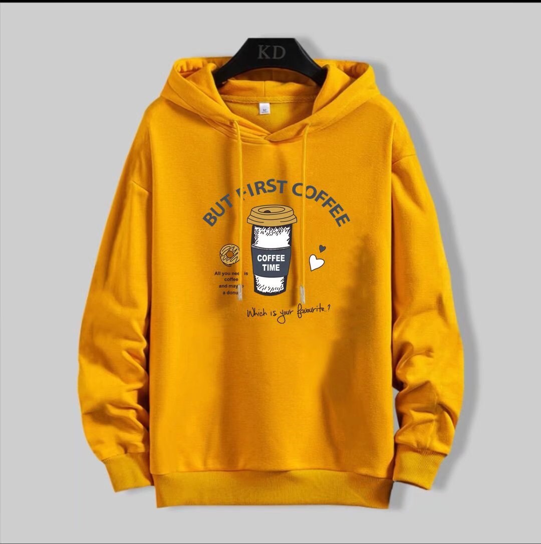 "Best Coffee" Unisex Men Women Streetwear Graphic Hoodie Daulet Apparel