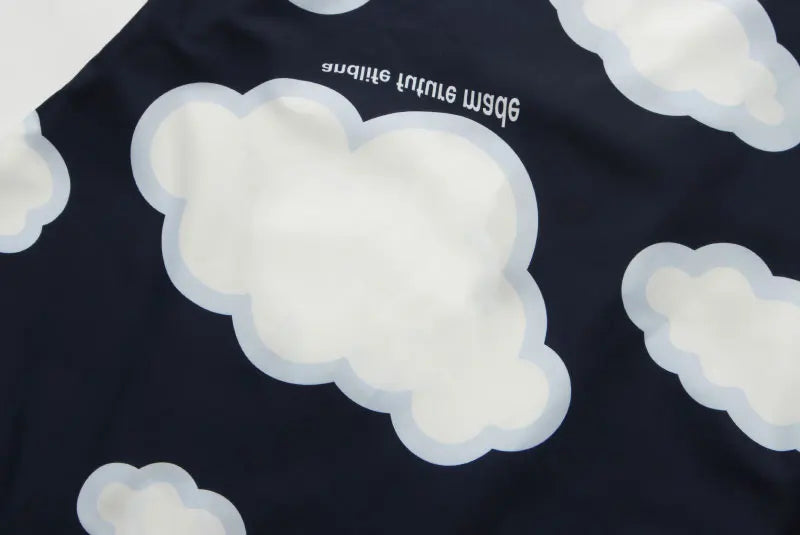 Streetwear Gonthwid Shirt Harajuku Clouds Print Shirt Jackets Coats Streetwear Hi Gonthwid Shirt Harajuku Clouds Print Shirt Jackets Coats Streetwear Hip Hop Harajuku Summer Fashion Men Short Sleeve Button Tops Fashion Sweater Jacket With Graphic Design For Men