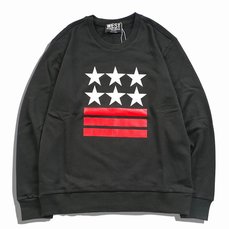 New Baolideng High Men chest striped Stars Kenye Hoodies Hoody hooded Sweatshirts velvet Cotton Drake Thicken Fleece #d90 Street King Limited