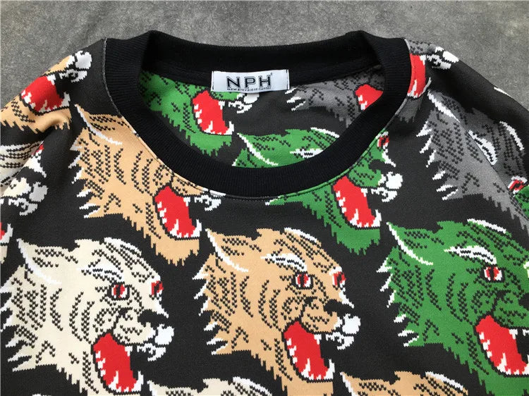 New High Quality 2018 Men different Wolf Hoodies Hoody hooded Sweatshirts velvet Cotton Drake Thick Fleece Street Hip hop #H8 Street King Limited
