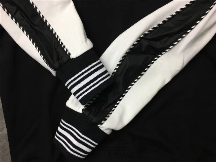 New High High Men Striped Embroidered Stars Hoodies Hoody hooded Sweatshirts velvet Cotton Drake Thicken Fleece #d33 Street King Limited