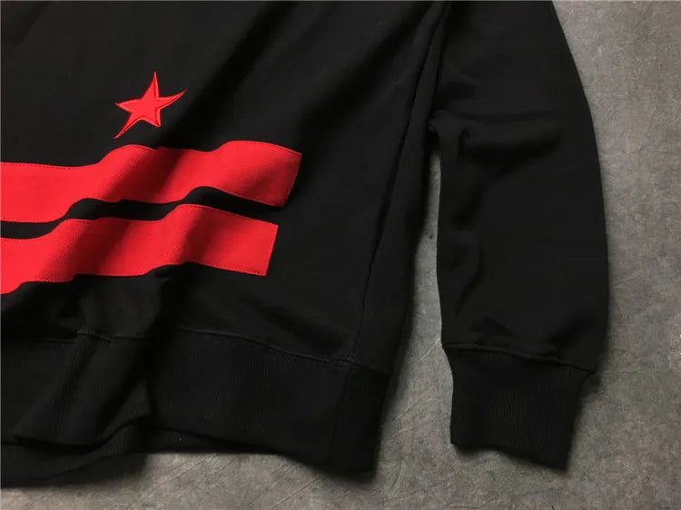 New Baolideng Men star striped patch gentleman Hoodies Hoody hooded Sweatshirts velvet Cotton Drake Thicken Fleece #E13 Street King Limited