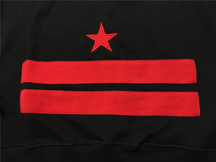 New Baolideng Men star striped patch gentleman Hoodies Hoody hooded Sweatshirts velvet Cotton Drake Thicken Fleece #E13 Street King Limited