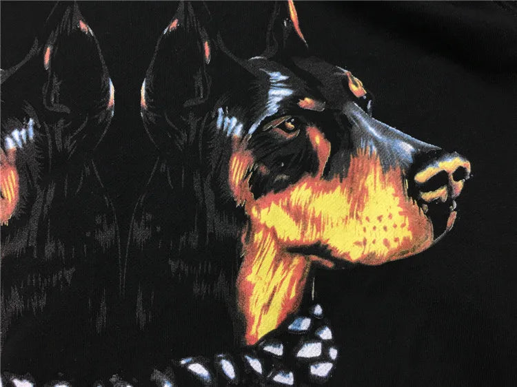 New High High Men Double dog head Hound Hoodies Hoody hooded Sweatshirts velvet Cotton Drake Thicken Fleece #d54 Street King Limited