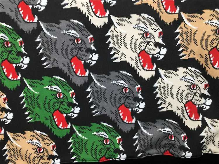 New High Quality 2018 Men different Wolf Hoodies Hoody hooded Sweatshirts velvet Cotton Drake Thick Fleece Street Hip hop #H8 Street King Limited
