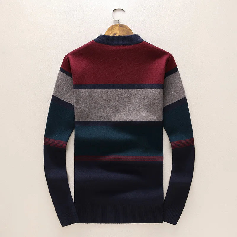 New 2018 Man Luxury Winter gentleman embroidery Bees Stripe Knit Casual Sweaters pullover Asian Plug Size High quality Drake H64 Street King Limited