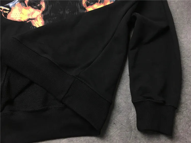 New High High Men Double dog head Hound Hoodies Hoody hooded Sweatshirts velvet Cotton Drake Thicken Fleece #d54 Street King Limited