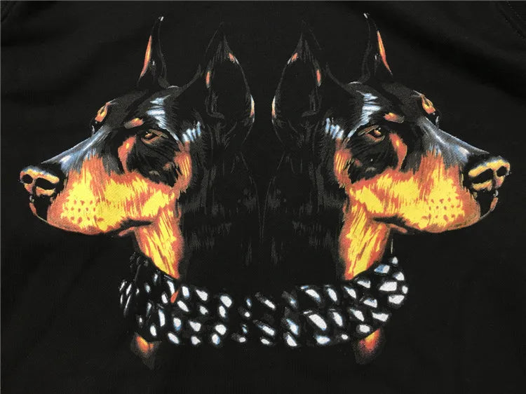 New High High Men Double dog head Hound Hoodies Hoody hooded Sweatshirts velvet Cotton Drake Thicken Fleece #d54 Street King Limited
