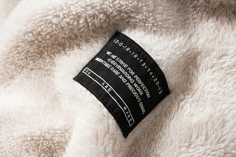 Warm Hoodies Men's 2018 Autumn Winter Hairy Sweatshirts Hip Hop Casual Drawstring Pullover Fashion Skateboard Solid Hooded Tops Street King Limited