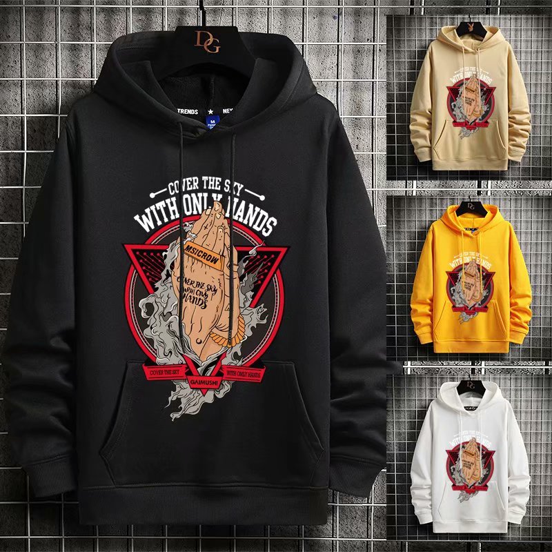 "Big Hands" Unisex Men Women Streetwear Graphic Hoodie Daulet Apparel