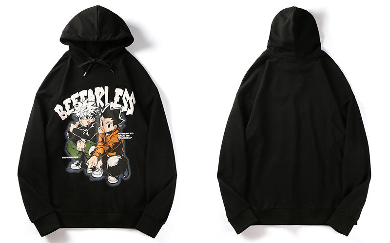 "Fearless" Unisex Men Women Streetwear Graphic Hoodie Daulet Apparel