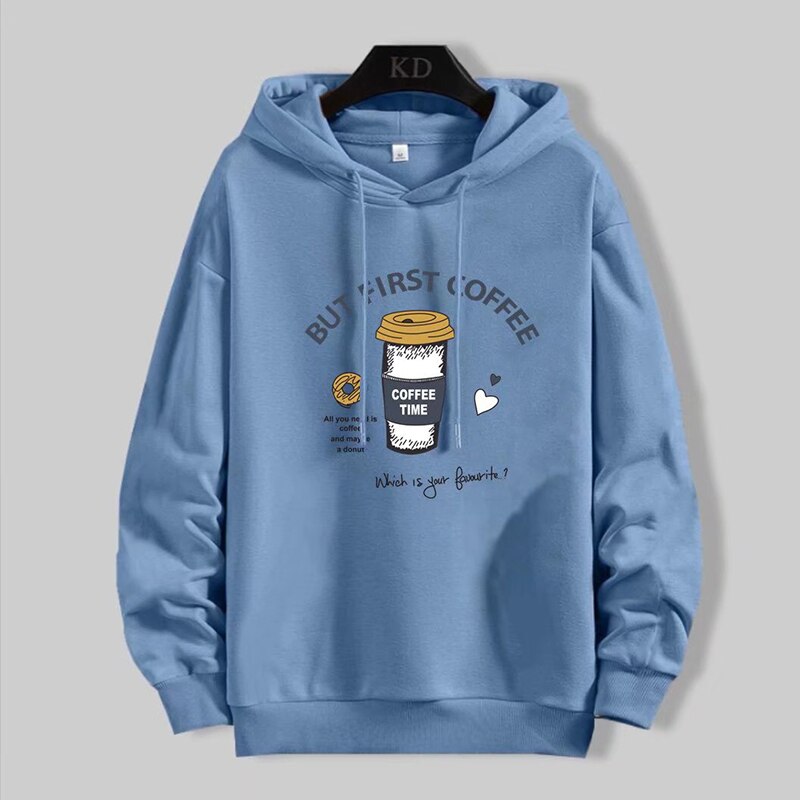 "Best Coffee" Unisex Men Women Streetwear Graphic Hoodie Daulet Apparel