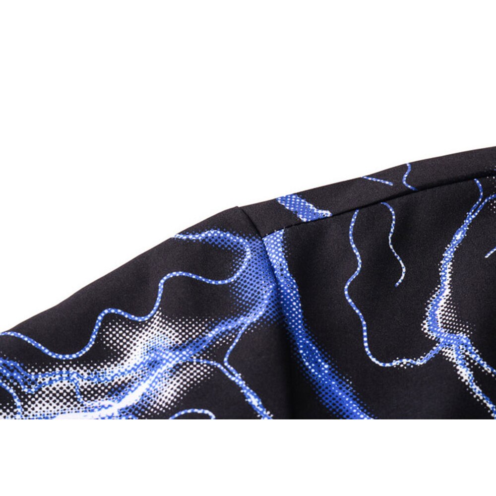 "Black Lighting" Unisex Men Women Streetwear Graphic Shirt Daulet Apparel