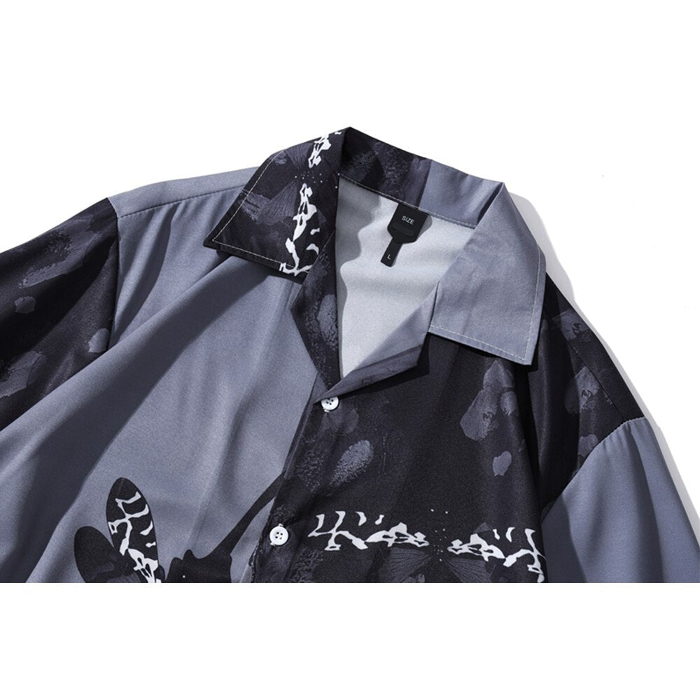 "Ghost Mode" Unisex Men Women Streetwear Graphic Shirt Daulet Apparel