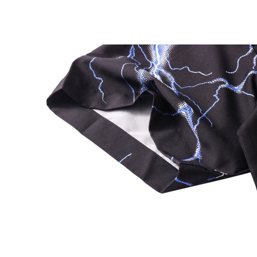 "Black Lighting" Unisex Men Women Streetwear Graphic Shirt Daulet Apparel