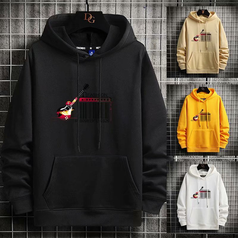 "Barcode" Unisex Men Women Streetwear Graphic Hoodie Daulet Apparel