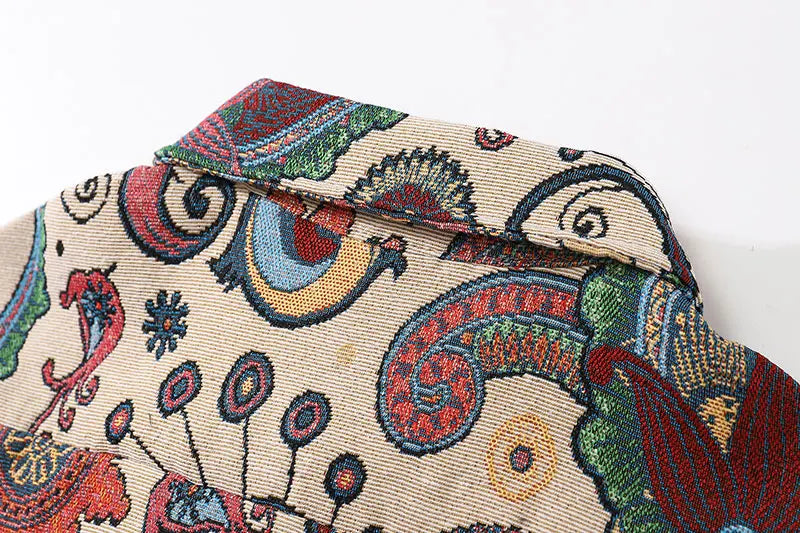 Streetwear Gonthwid Harajuku Streetwear Shirts Coats Graffiti Bandana Paisley Pat Gonthwid Harajuku Streetwear Shirts Coats Graffiti Bandana Paisley Pattern Pockets Shirt Hip Hop Fashion Long Sleeve Button Tops Fashion Sweater Jacket With Graphic Design For Men