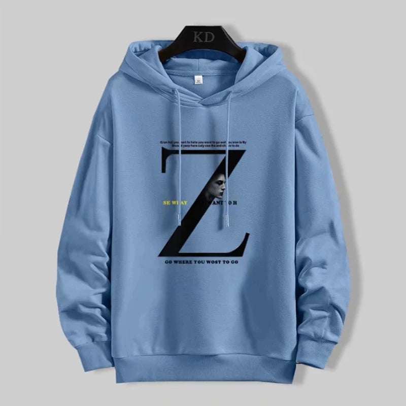 Spring Autumn Men's Hoodies Japan Fashion Harajuku Letter Print Hoodies Sweatshirts Men Streetwear Trend Men Clothing Hoodie Men Street King Limited