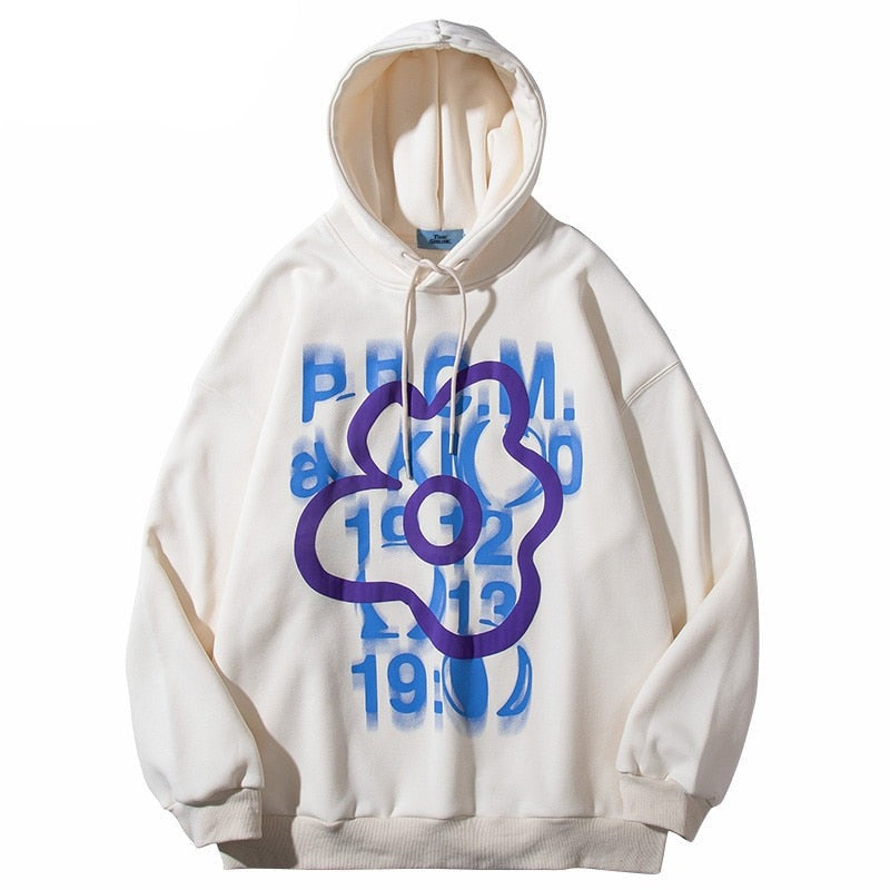 "Blurry Vision" Unisex Men Women Streetwear Graphic Hoodie Daulet Apparel