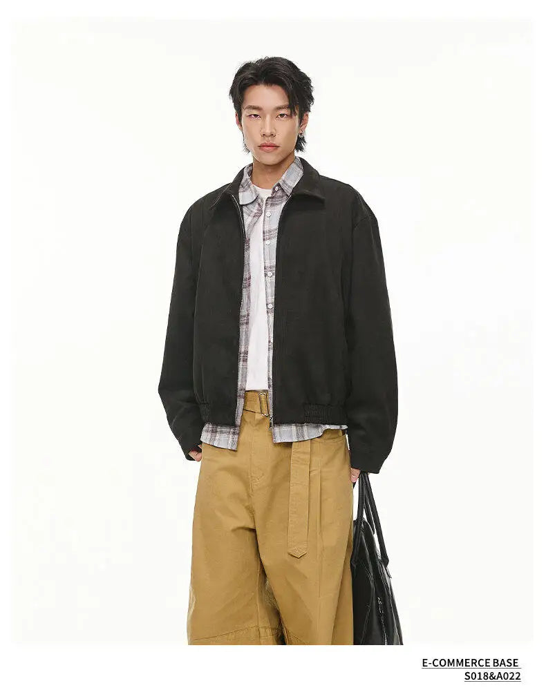 2025 spring short coat mens korean streetwear fashion loose casual bomber jacket women plus size autumn coat outerwear unique shorts style 279