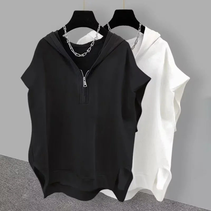 Techwear inspired Y2K tee – sadcore oversized print street fit