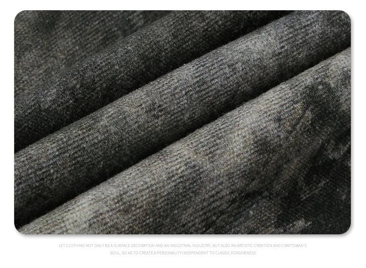 Autumn and winter 2024 new digital printed camo splash ink baggy jeans Street King Limited