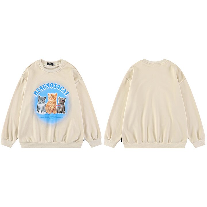 "Little Family" Unisex Men Women Streetwear Graphic Sweatshirt Daulet Apparel
