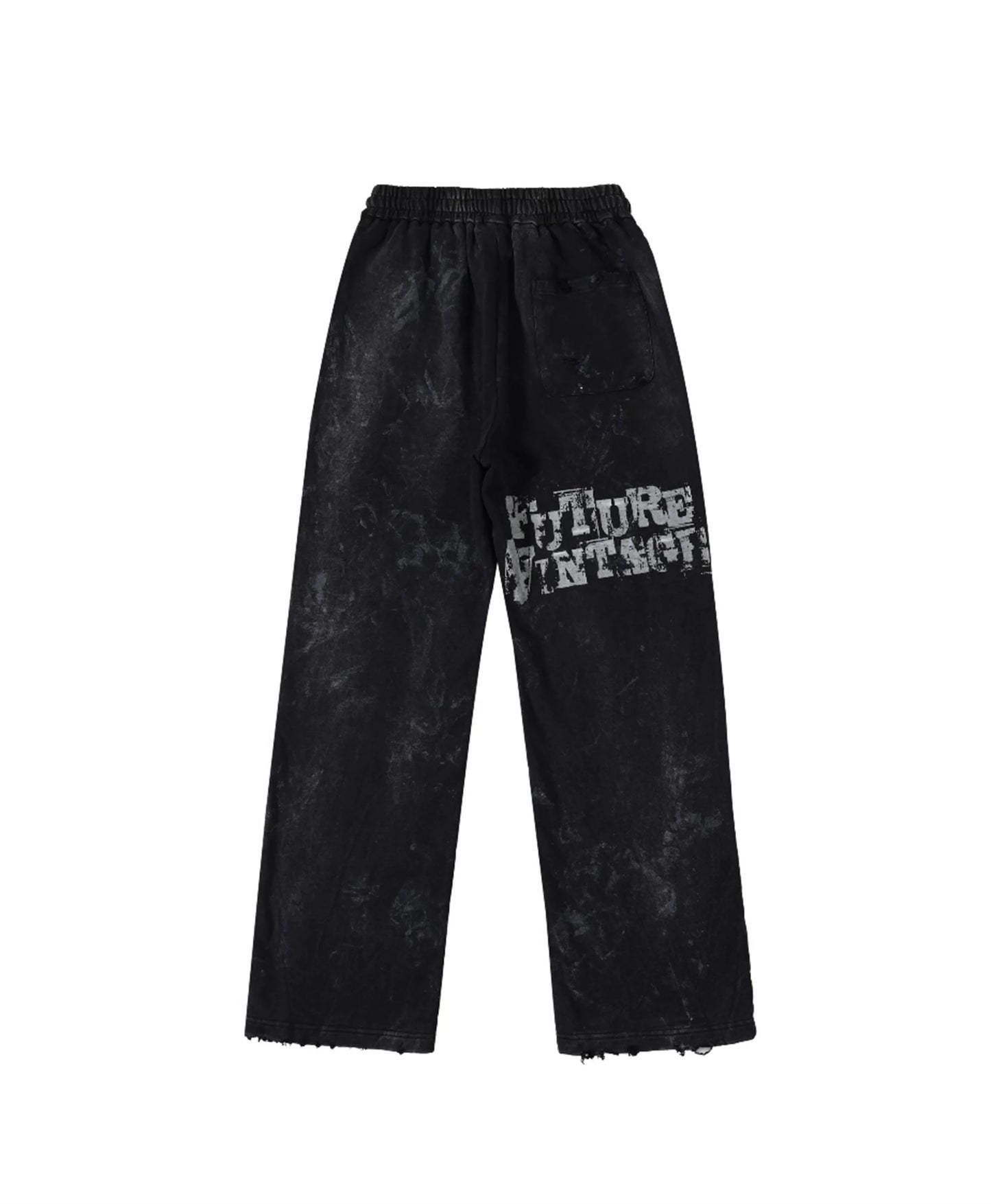 new arrival ssaint louis dirty old graffiti printed drawstring sanitary pants casual sport pants minimalist street pants