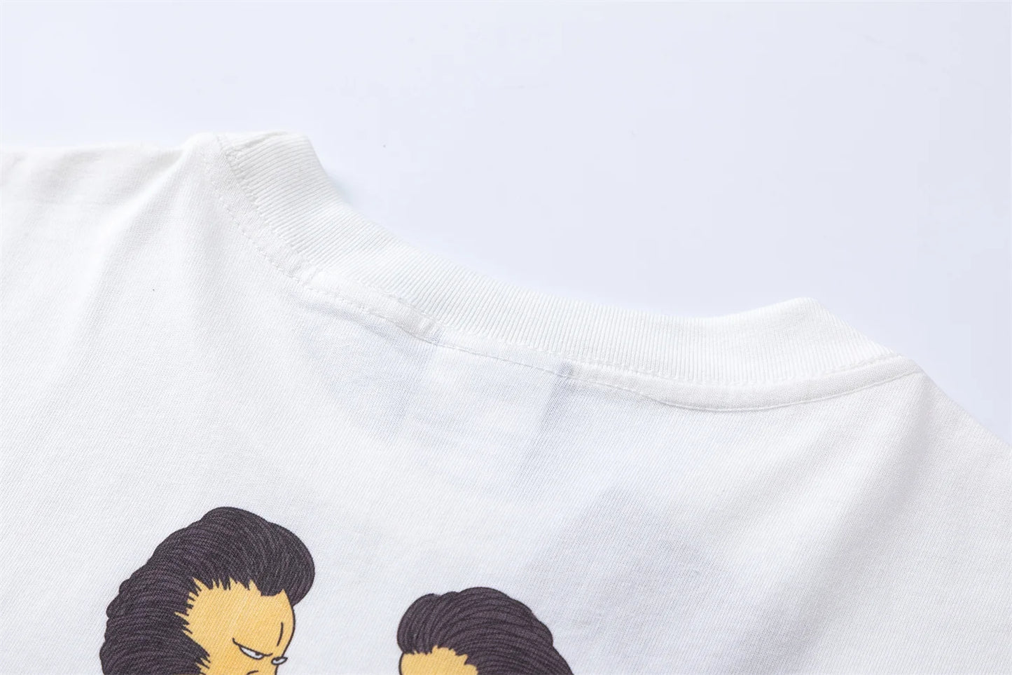 Summer 24ss Cartoon print casual loose round neck pullover short sleeved T-shirt Tops For Men Street King Limited