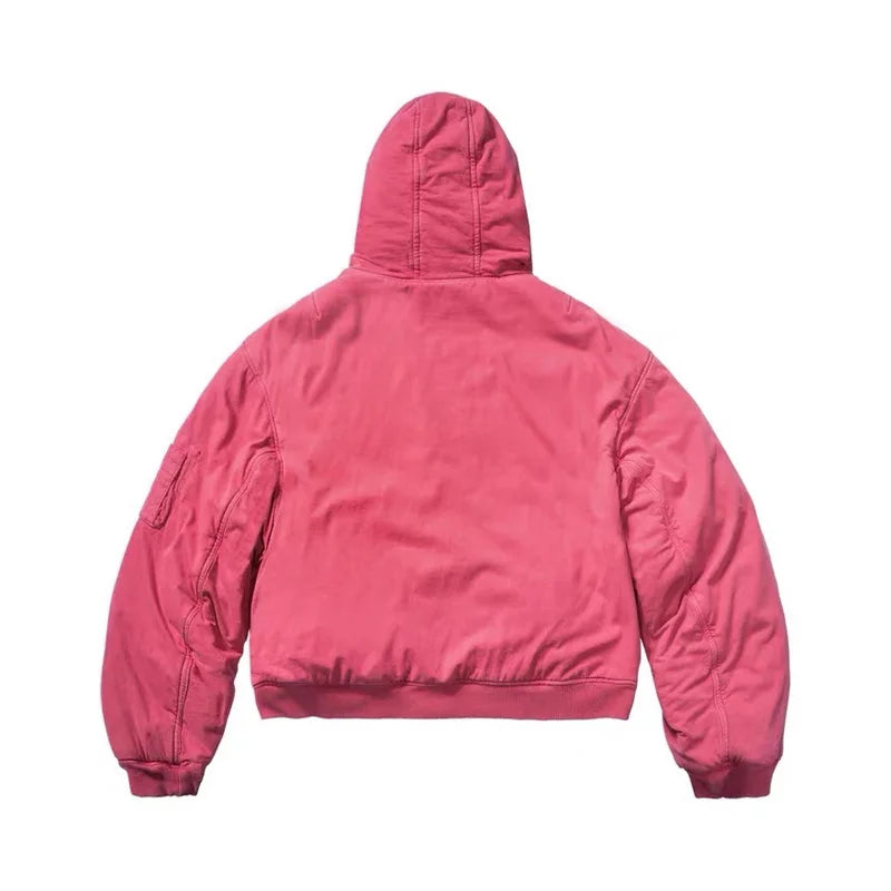 Greg 2024ss Trendy Brand High Quality Double Sided Wearable Thickened Raglan Coat Street King Limited