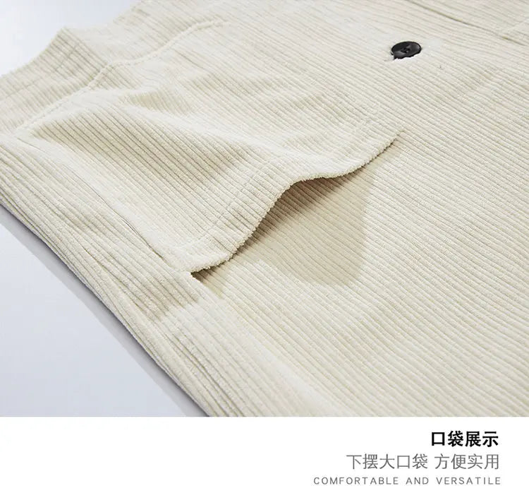mens loose casual plus size fashion retro corduroy blazer jacket handsome man commuter business suit coat blazers outerwear unique default style 1224