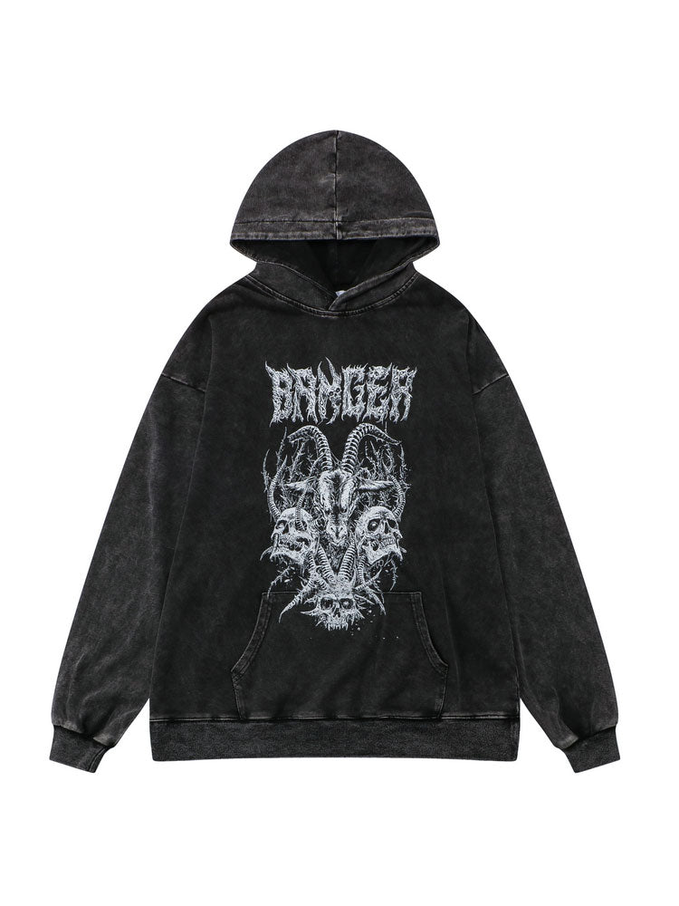 "Banger" Unisex Men Women Streetwear Graphic Hoodie Daulet Apparel