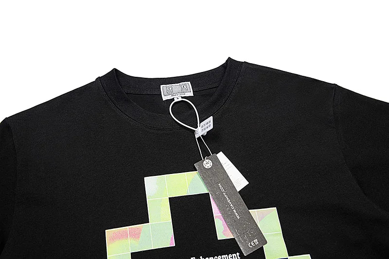 High Quality CAVEMPT Tops Tee Phantom Letter Printing Classic All-match Men Woman Loose O-Neck Summer C.E T Shirt Street King Limited