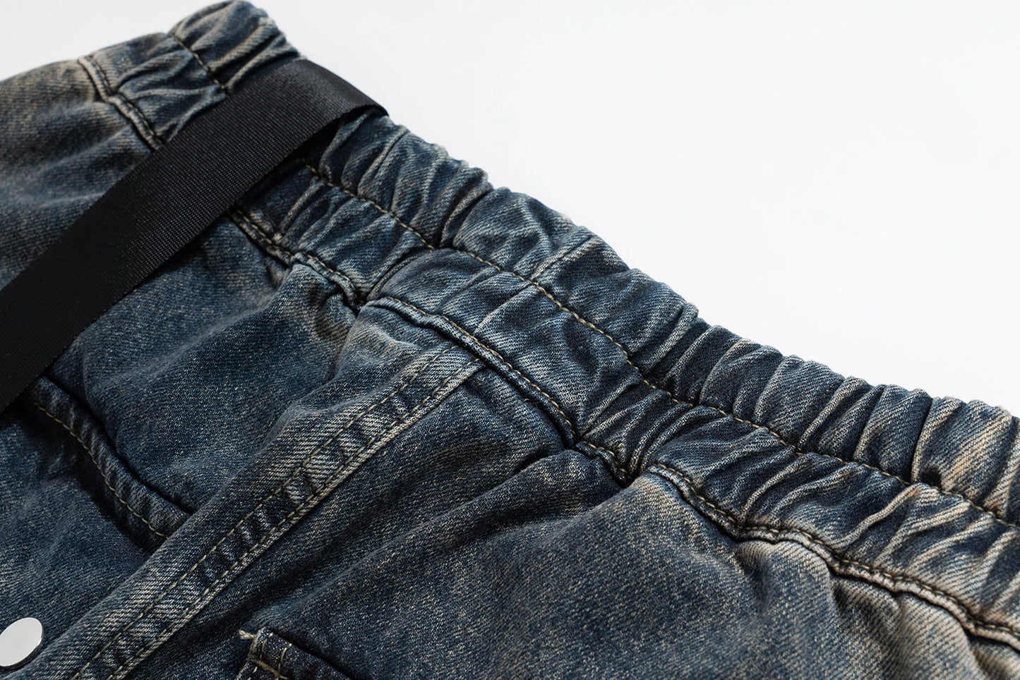 mens high street loose denim jeans casual straight retro washed jeans hip hop streetwear casual wide legs joggers baggy jeans unique joggers style 1866