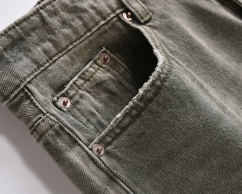 High Street Frayed Hole Distreesed Baggy Jeans for Men and Women Ripped Pantalones Hombre Y2k Casual Denim Trousers Oversized Street King Limited