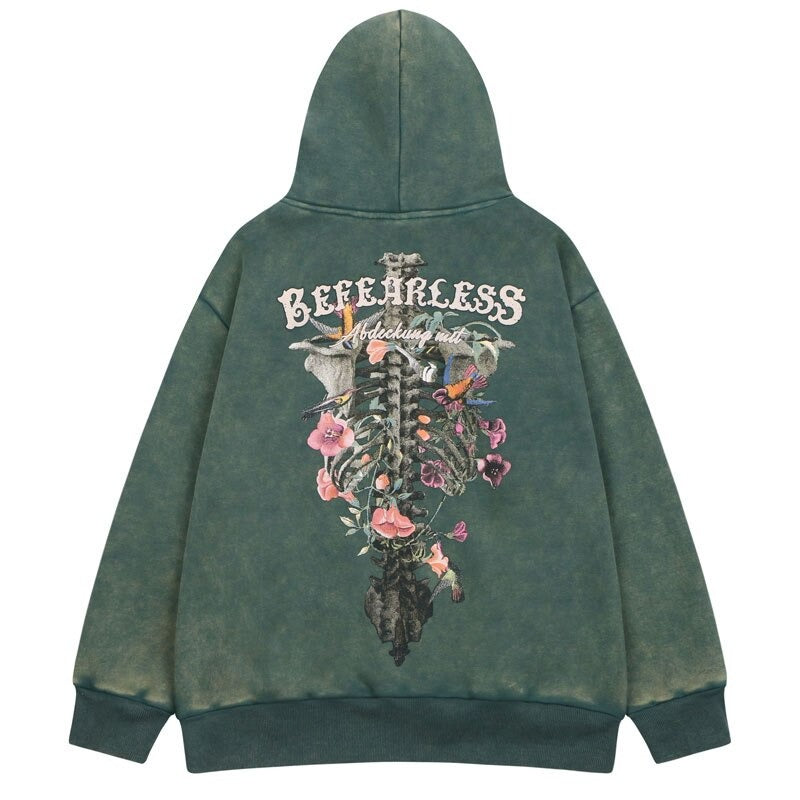 "Broken Back" Unisex Men Women Streetwear Graphic Hoodie Daulet Apparel