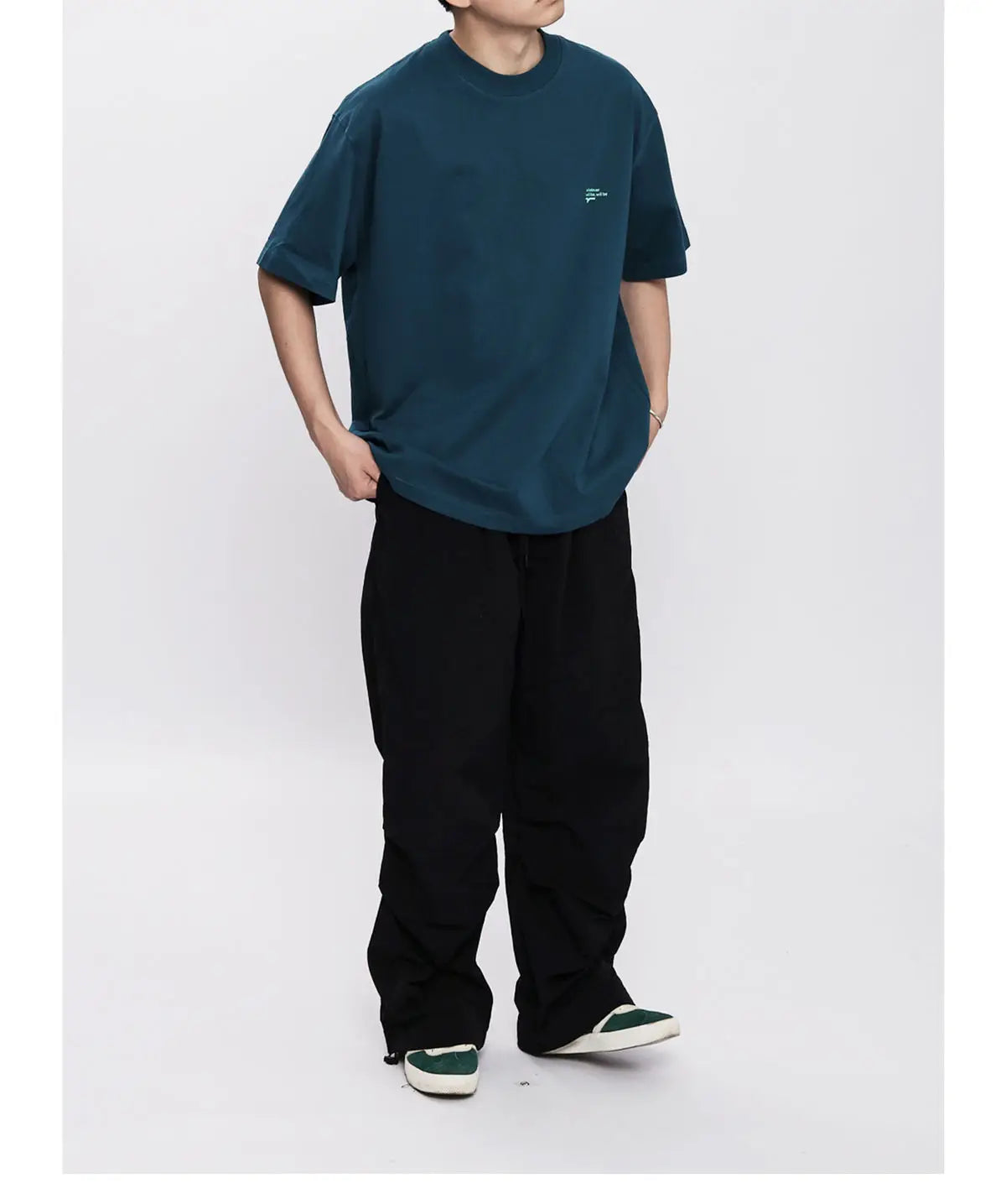Summer Korean style loose simple short sleeved T shirt men casual y2k street solid color Harajuku round neck half sleeved top Street King Limited